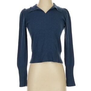 Masayo Urano 100% Cashmere Navy Blue Sweater